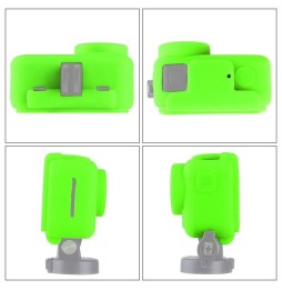 PULUZ Silicone Protective Case for DJI Osmo Action with Frame(Green) at 4,84 €