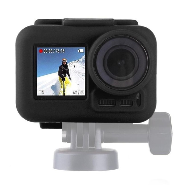 PULUZ Silicone Protective Case for DJI Osmo Action with Frame(Black) at 4,84 €