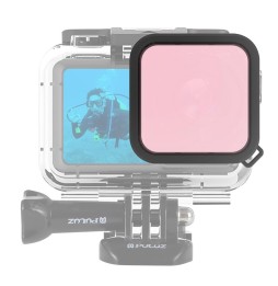 PULUZ Housing Diving Color Lens Filter for DJI Osmo Action(Pink) at 2,10 €