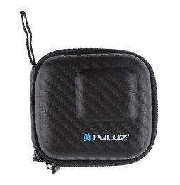 PULUZ Mini fibre de carbone portable sac de rangement pour DJI OSMO action, GoPro, Mijia, Xiaoyi et autres appareils similair...