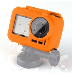 PULUZ Silicone Protective Case for DJI Osmo Action with Frame(Orange) at 4,84 €