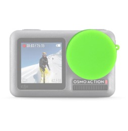 PULUZ Silicone Protective Lens Cover for DJI Osmo Action(Green) at 1,82 €