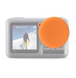 PULUZ Silicone Protective Lens Cover for DJI Osmo Action (Orange) voor 1,82 €