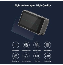 PULUZ Objektiv + LCD-Display vorne und hinten 9H 2.5D Hartglasfolie für DJI Osmo Action für 2,24 €