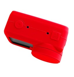 PULUZ protection en silicone PULUZ avec couvercle d'objectif pour DJI Osmo Action (rouge) à 4,30 €