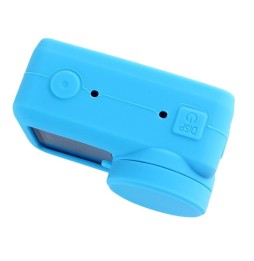 PULUZ Silicone Protective Case with Lens Cover for DJI Osmo Action(Blue) at 4,30 €