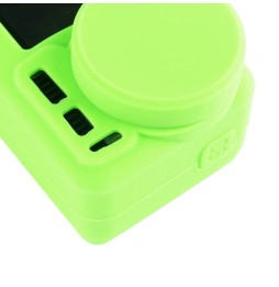 PULUZ Silicone Protective Case with Lens Cover for DJI Osmo Action(Green) voor 4,30 €