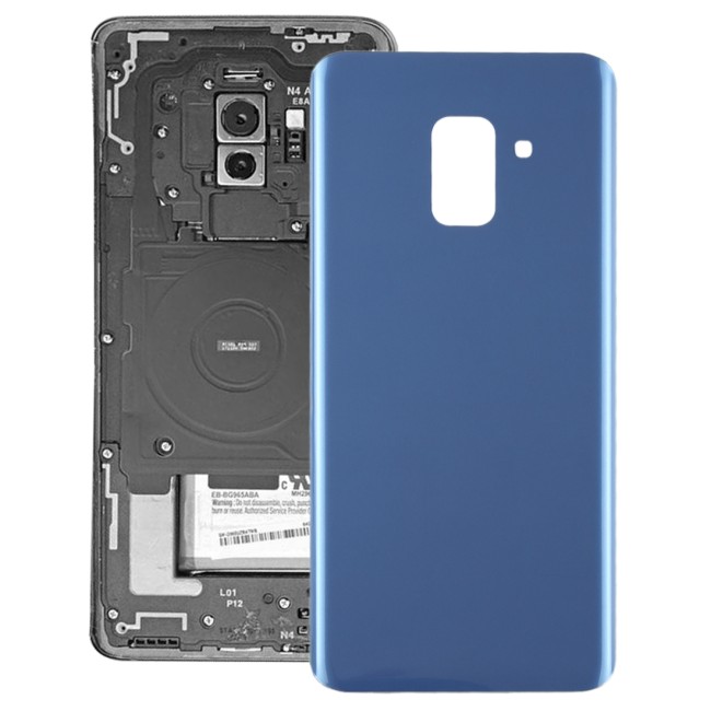 Back Cover for Samsung Galaxy A8+ 2018 SM-A730 (Blue)(With Logo) at 12,90 €