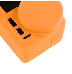 PULUZ Silicone Protective Case with Lens Cover for DJI Osmo Action (Orange) voor 4,30 €