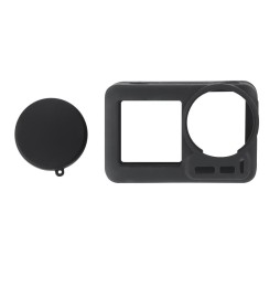PULUZ Silicone Protective Case with Lens Cover for DJI Osmo Action(Black) at 4,30 €
