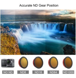 PULUZ ND16 Lens Filter for DJI Osmo Action at 9,50 €