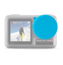 PULUZ Silicone Protective Lens Cover for DJI Osmo Action(Blue) at 1,82 €