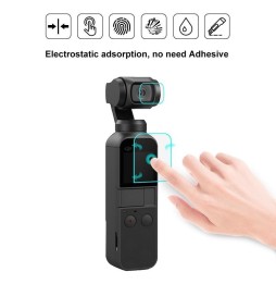 PULUZ 9H 2.5D HD Tempered Glass Lens Protector + Screen Film for DJI OSMO Pocket Gimbal voor 1,70 €