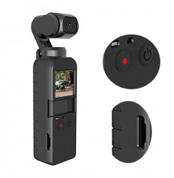 PULUZ 2 in 1 Diamond Texture Silicone Cover Case Set for DJI OSMO Pocket(Black) voor 2,48 €