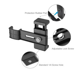 PULUZ Smartphone Fixing Clamp 1/4 inch Holder Mount Bracket for DJI OSMO Pocket / Pocket 2 at 4,20 €