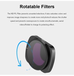 STARTRC 1108561 6 In 1 ND8 + ND16 + ND32 + ND64 + MCUV + CPL Adjustable Lens Filter Set for DJI OSMO Pocket 2 at 59,04 €