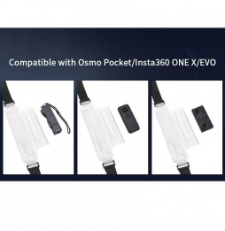 STARTRC Portable sac de rangement de taille étanche transparent givré pour DJI Osmo Pocket / Action à 5,90 €