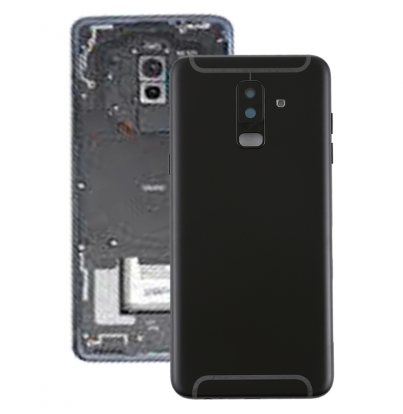 Achterkant met knoppen voor Samsung Galaxy A6+ 2018 SM-A605 (Zwart)(Met Logo) voor 26,30 €
