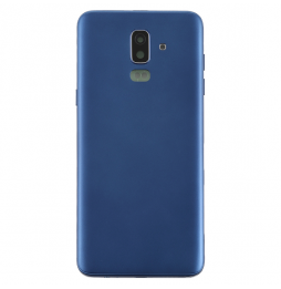 Rückseite Akkudeckel mit Knopfe und Linse für Samsung Galaxy J8 2018 SM-J810 (Blau)(Mit Logo) für 11,32 €