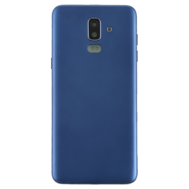 Rückseite Akkudeckel mit Knopfe und Linse für Samsung Galaxy J8 2018 SM-J810 (Blau)(Mit Logo) für 11,32 €
