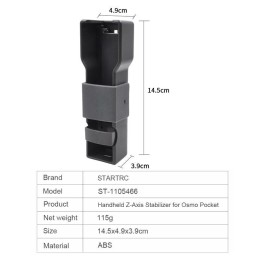 STARTRC cadre de stabilisateur de choc réglable à axe Z multifonction tenu dans la main pour DJI Osmo Pocket à 19,70 €