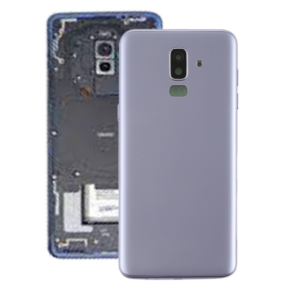 Rückseite Akkudeckel mit Knopfe und Linse für Samsung Galaxy J8 2018 SM-J810 (Grau)(Mit Logo) für 11,32 €