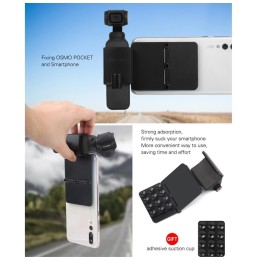Sunnylife OP-ZJ061 Klappsaugerhalter + Stativ für DJI OSMO Pocket für 24,03 €