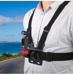 Sunnylife OP-Q9201 Elastic Adjustable Body Chest Straps Belt with Metal Adapter for DJI OSMO Pocket at 18,68 €