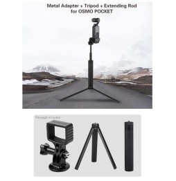 Sunnylife OP-Q9195 Metal Adapter + Tripod + Extending Rod for DJI OSMO Pocket voor 47,08 €
