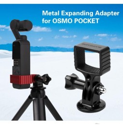 Sunnylife OP-Q9192 Support adaptateur en métal pour DJI OSMO Pocket (rouge) à 13,60 €