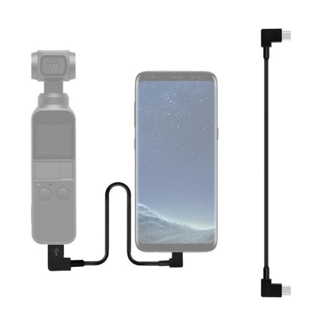 Sunnylife 30cm USB-C / Type-C to USB-C / Type-C Converting Connector Data Cable for DJI OSMO Pocket(Black) at 6,28 €