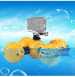 5 PCS PULUZ Diving Floaty Bobber Ball avec dragonne de sécurité et 4 x support de connexion et adaptateur de trépied et longu...