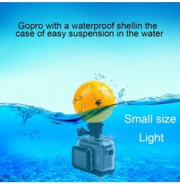PULUZ Bobber Diving Floaty Ball mit Sicherheitsarmband für GoPro HERO6 / 5/5 Session / 4 Session / 4/3 + / 3/2/1, Xiaoyi und ...