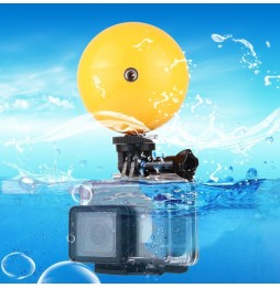 PULUZ Bobber Diving Floaty Ball mit Sicherheitsarmband für GoPro HERO6 / 5/5 Session / 4 Session / 4/3 + / 3/2/1, Xiaoyi und ...