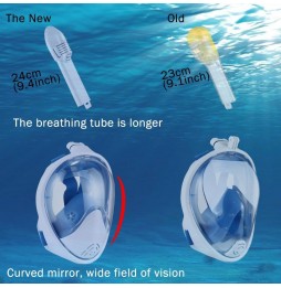 PULUZ 240mm Fold Tube Équipement de plongée pour sports nautiques Masque de plongée à sec complet pour GoPro HERO6 / 5/5 Sess...