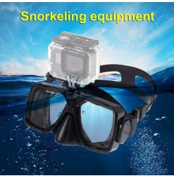 PULUZ Water Sports Diving Equipment Diving Mask Swimming Glasses for GoPro HERO9 Black / HERO8 Black / HERO7 /6 /5 /5 Session...