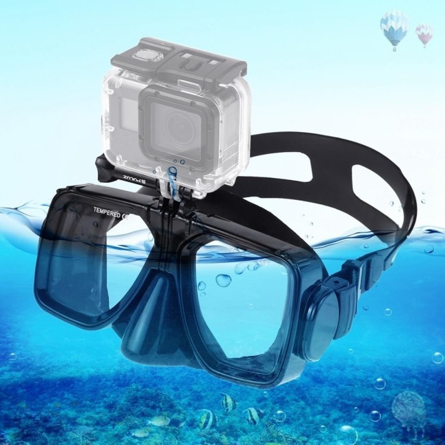 PULUZ Water Sports Diving Equipment Diving Mask Swimming Glasses for GoPro HERO9 Black / HERO8 Black / HERO7 /6 /5 /5 Session...