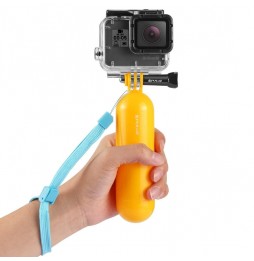 PULUZ Floating Handle Bobber Hand Grip with Strap for GoPro HERO9 Black / HERO8 Black /HERO7 /6 /5, DJI Osmo Action, Xiaoyi a...