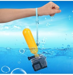 PULUZ Floating Handle Bobber Handgriff mit Gurt für GoPro HERO9 Schwarz / HERO8 Schwarz / HERO7 / 6/5, DJI Osmo Action, Xiaoy...