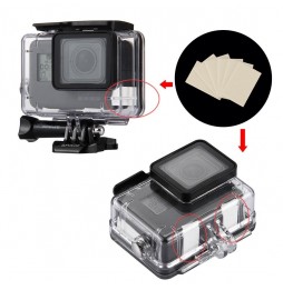 12pcs inserts anti-buée réutilisables pour GoPro HERO 9 / 8 Black / 7 / 6 / 5, DJI Osmo Action, Xiaoyi et autres caméras d'ac...