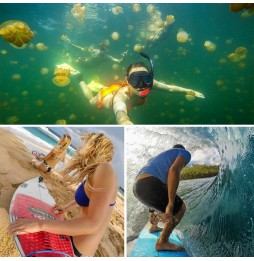 PULUZ Underwater Photography Floating Bobber Wrist Strap for GoPro HERO9 Black / HERO8 Black /HERO7 /6 /5, DJI Osmo Action, X...
