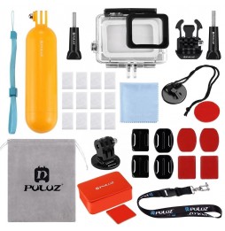 PULUZ 23 in 1 Surfing Accessories Combo Kits (Diving Case + Bobber Hand Grip + Floaty Sponge + Surf Board Mount + Neck Strap ...