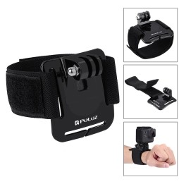 PULUZ 45 in 1 Accessories Ultimate Combo Kits (Chest Strap + Suction Cup Mount + 3-Way Pivot Arms + J-Hook Buckle + Wrist Str...
