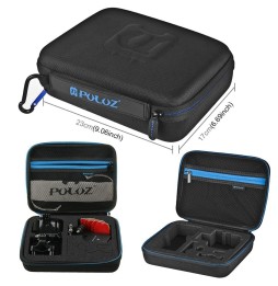 PULUZ 24-in-1-Zubehör für Fahrradhalterungen mit EVA-Koffer (Armband + Helmgurt + Verlängerungsarm + Schnellverschlüsse + Obe...
