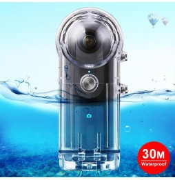 PULUZ 30m Underwater Waterproof Housing Protective Case for Ricoh Theta S / Theta V / Theta SC 360, with Buckle Basic Mount &...
