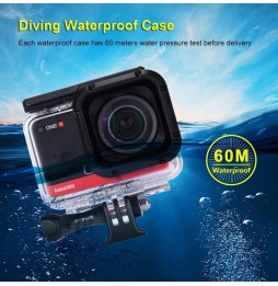 PULUZ 60m Underwater Depth Diving Case Waterproof Camera Housing for Insta360 ONE R 1.0 inch Edition(Transparent) at 73,80 €