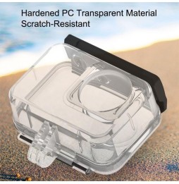 PULUZ 40m Underwater Depth Diving Case Waterproof Camera Housing for Insta360 ONE R Panorama Camera Edition(Transparent) at 3...