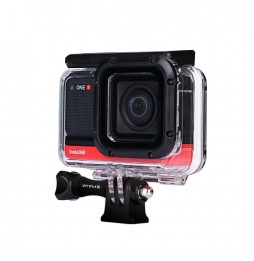 PULUZ 60m Underwater Depth Diving Case Waterproof Camera Housing for Insta360 ONE R 4K Wide-angle Edition(Transparent) at 43,...