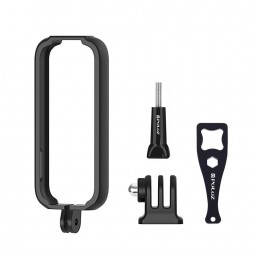 PULUZ ABS-Schutzrahmen für Insta360 ONE X mit Adapterhalterung und Schraube (schwarz) für 9,90 €