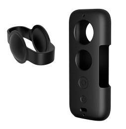 PULUZ Silicone Protective Case with Lens Cover for Insta360 ONE X(Black) at 5,55 €